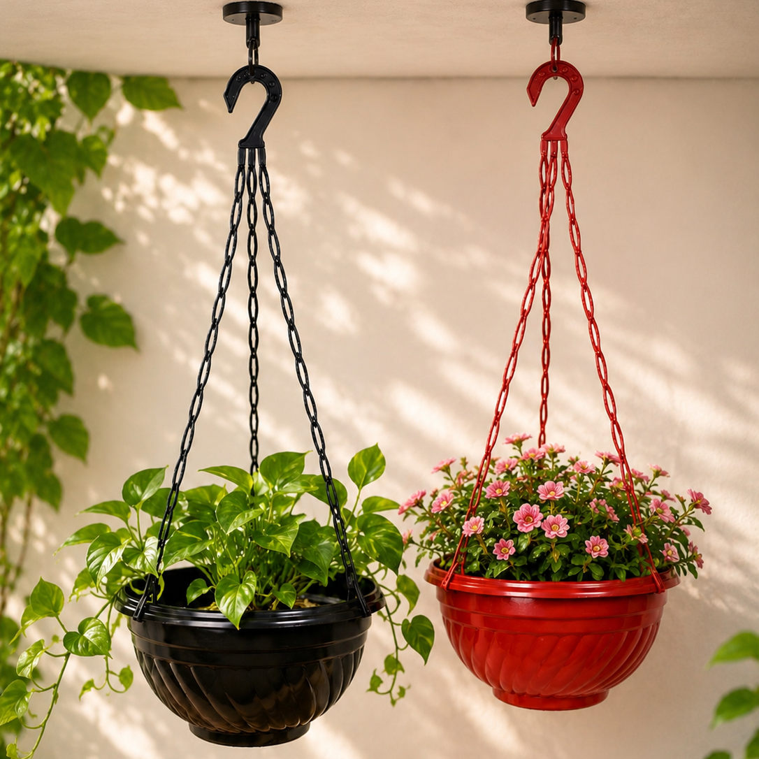 Garden Pot-101+Hanger-II