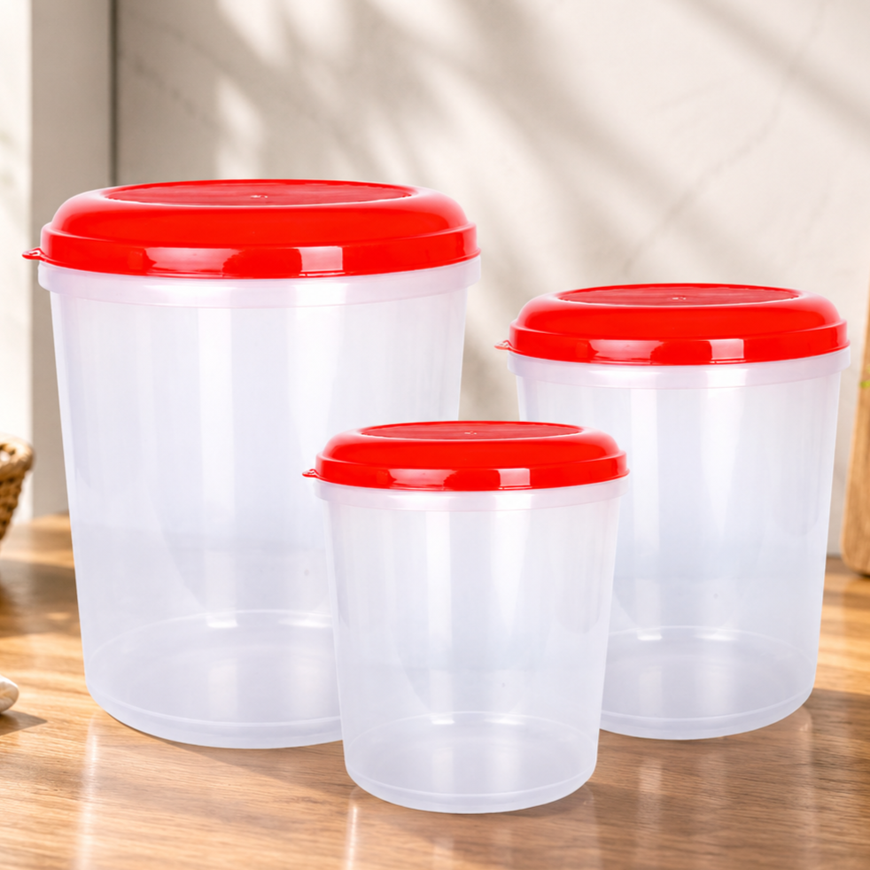 Storage-[5+8+10] 3Pc Set Clear Plain