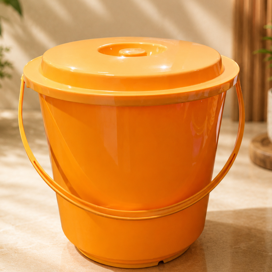 Bucket+Lid Plastic Handle